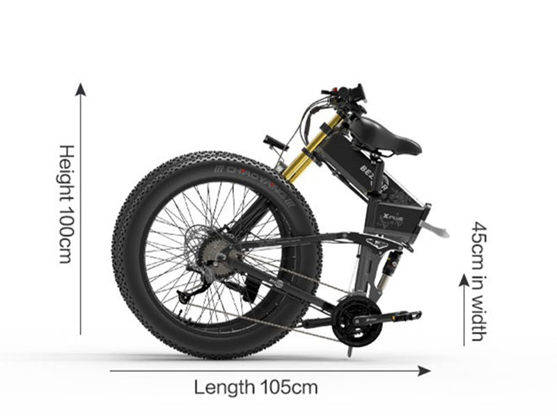 Bezior X Plus Bicicletta Elettrica con Motore da 1500W