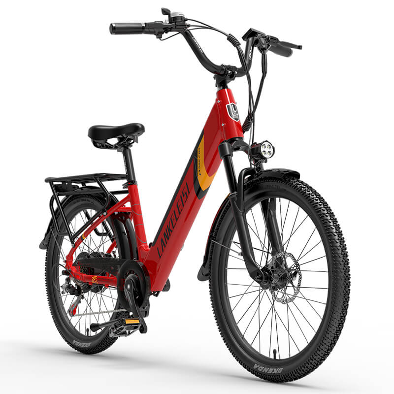 LANKELEISI ES500 Pro Bicicletta Elettrica da Città