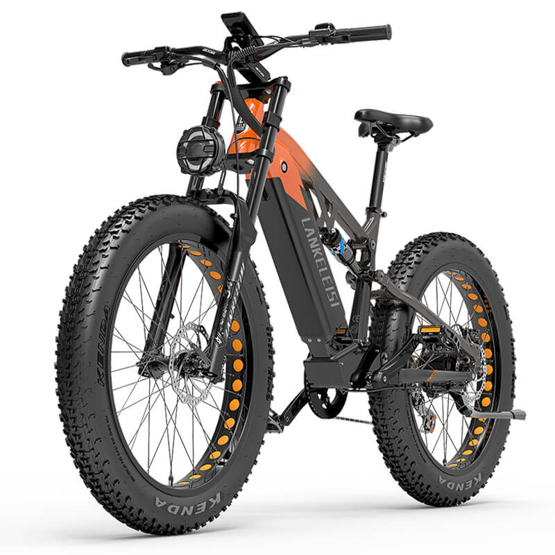 LANKELEISI RV800 Plus 750W Mountain bike elettrica con motore Bafang