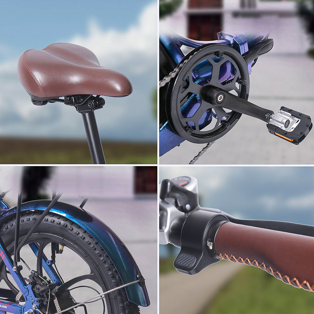 FAFREES F20 Pro Bicicletta Elettrica Pieghevole da Città 250W con Telaio Ribassato