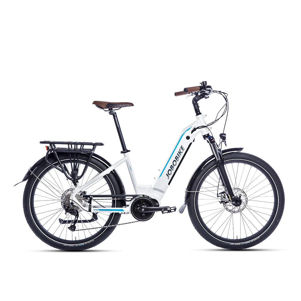 JOBOBIKE Linda Bicicletta Elettrica da Città 250W - Scelta Leggera ed Ecologica per la Mobilità Urbana