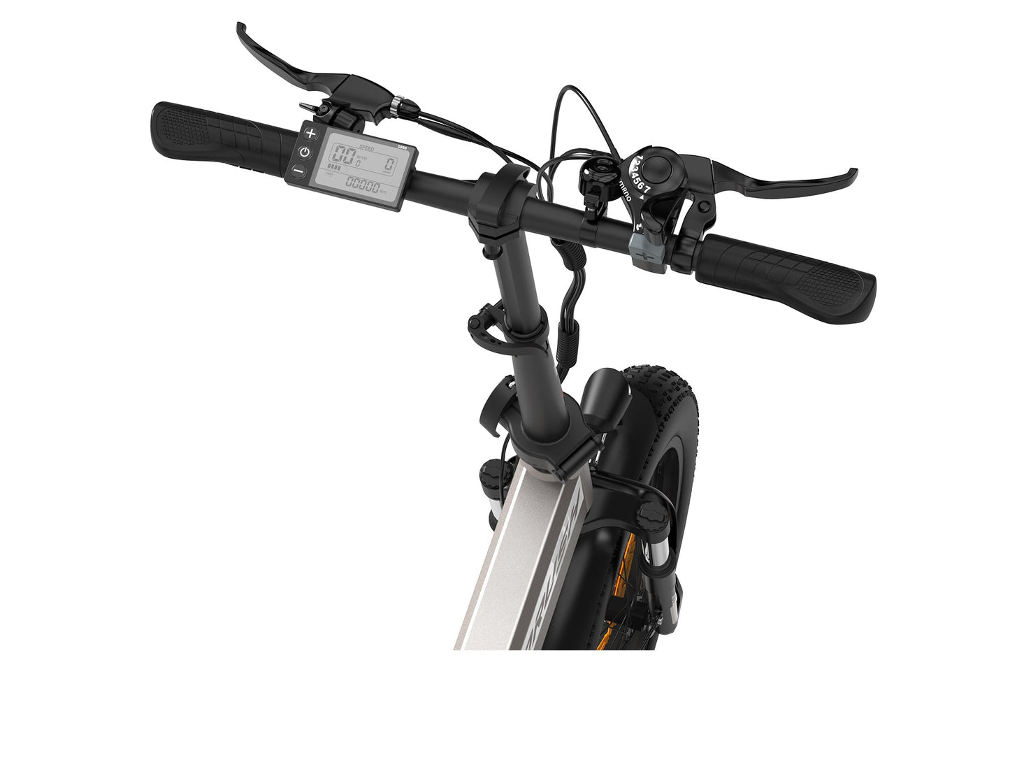 ECORUSH ER10S Bicicletta Elettrica Fuoristrada – Pneumatici 20×4.0", Sospensione, Cambio Shimano 7 Velocità