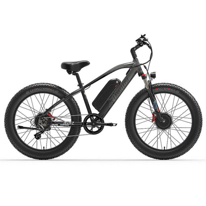 LANKELEISI MG740 Plus: Bicicletta Elettrica Fuoristrada a Doppio Motore