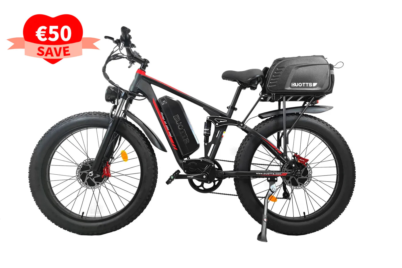 DUOTTS S26 Bicicletta Elettrica Doppio Motore 750W*2