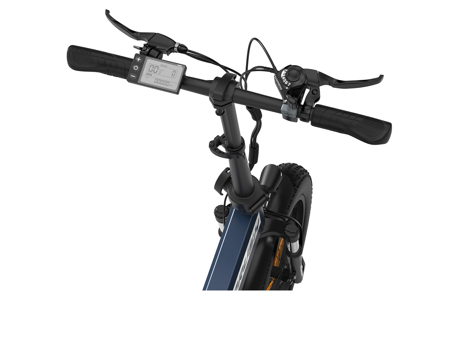 ECORUSH ER10S Bicicletta Elettrica Fuoristrada – Pneumatici 20×4.0", Sospensione, Cambio Shimano 7 Velocità