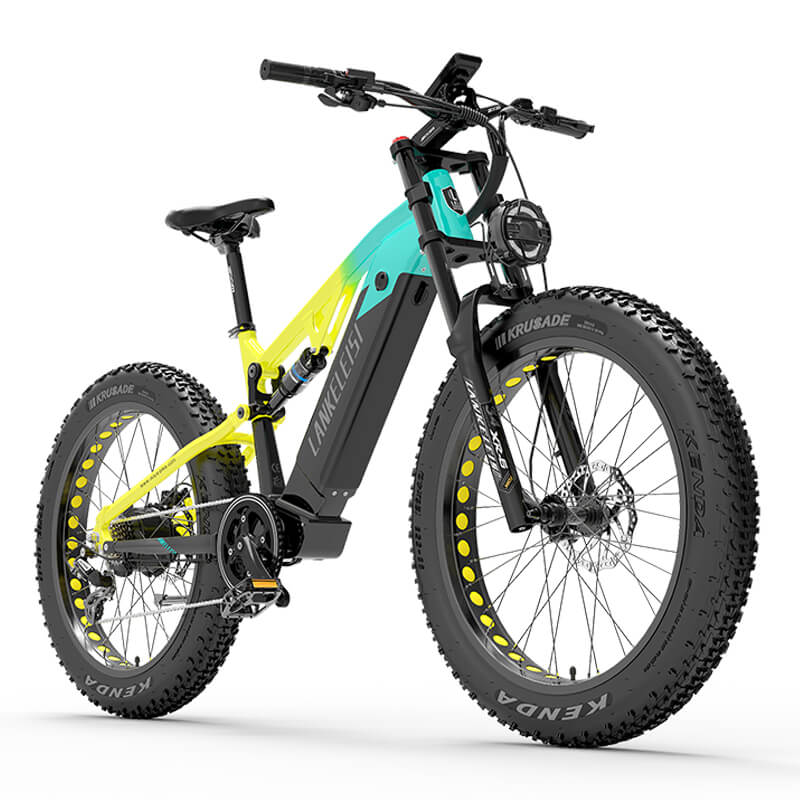 LANKELEISI RV800 Plus 750W Mountain bike elettrica con motore Bafang