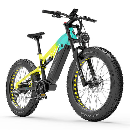 LANKELEISI RV800 Plus 750W Mountain bike elettrica con motore Bafang