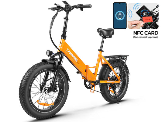 SAMEBIKE LOTDM200-II 750W bici elettrica pieghevole comoda