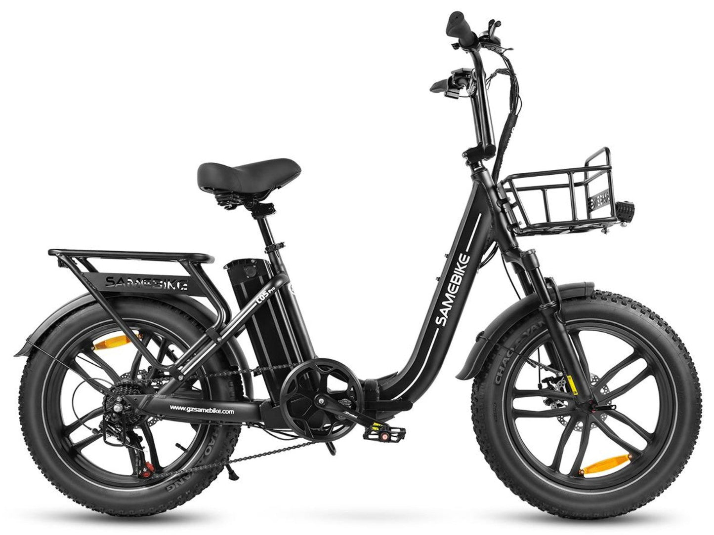 SAMEBIKE C05 Pro Bicicletta Elettrica Pieghevole con Pneumatici Grassi a Passo Basso