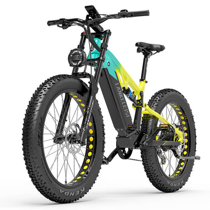 LANKELEISI RV800 Plus 750W Mountain bike elettrica con motore Bafang