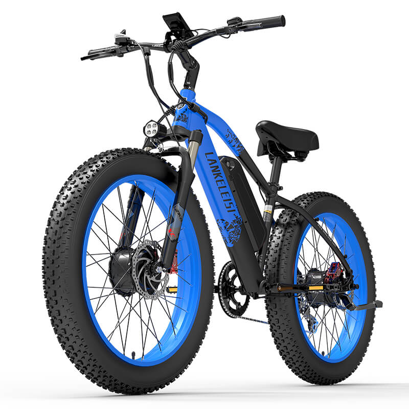 LANKELEISI MG740 Plus: Bicicletta Elettrica Fuoristrada a Doppio Motore