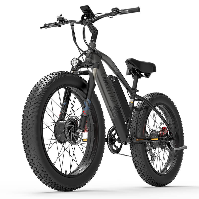 LANKELEISI MG740 Plus: Bicicletta Elettrica Fuoristrada a Doppio Motore