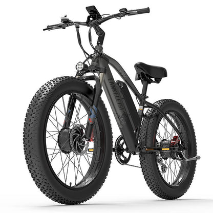 LANKELEISI MG740 Plus: Bicicletta Elettrica Fuoristrada a Doppio Motore