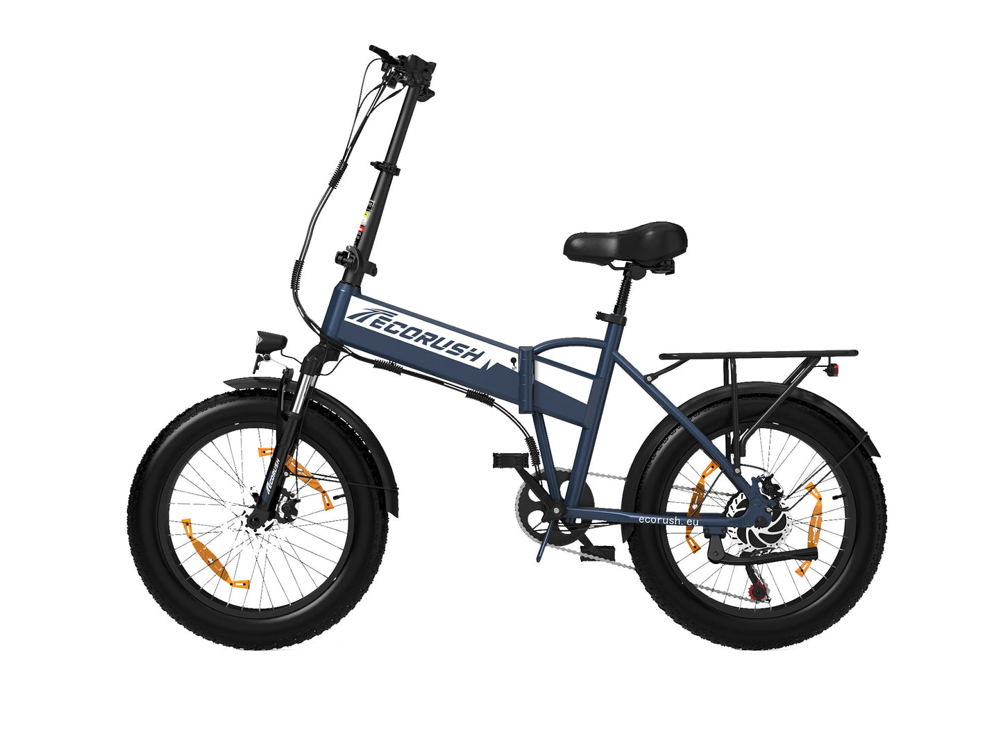 ECORUSH ER10S Bicicletta Elettrica Fuoristrada – Pneumatici 20×4.0", Sospensione, Cambio Shimano 7 Velocità