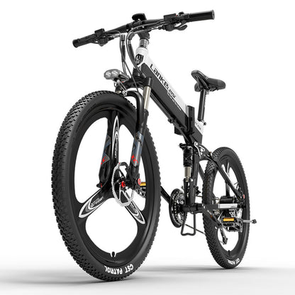 LANKELEISI XT750 Bicicletta Elettrica da Montagna Versione Sport