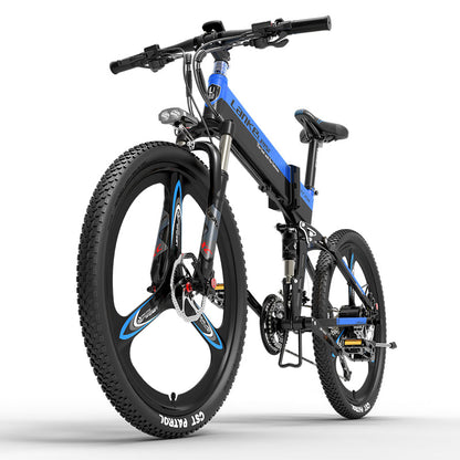 LANKELEISI XT750 Bicicletta Elettrica da Montagna Versione Sport