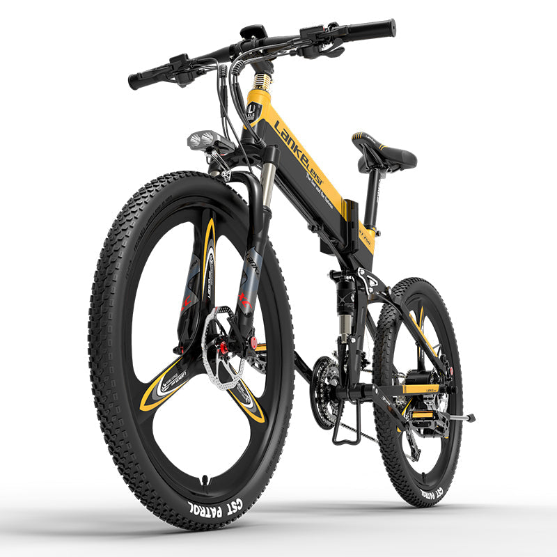 LANKELEISI XT750 Bicicletta Elettrica da Montagna Versione Sport