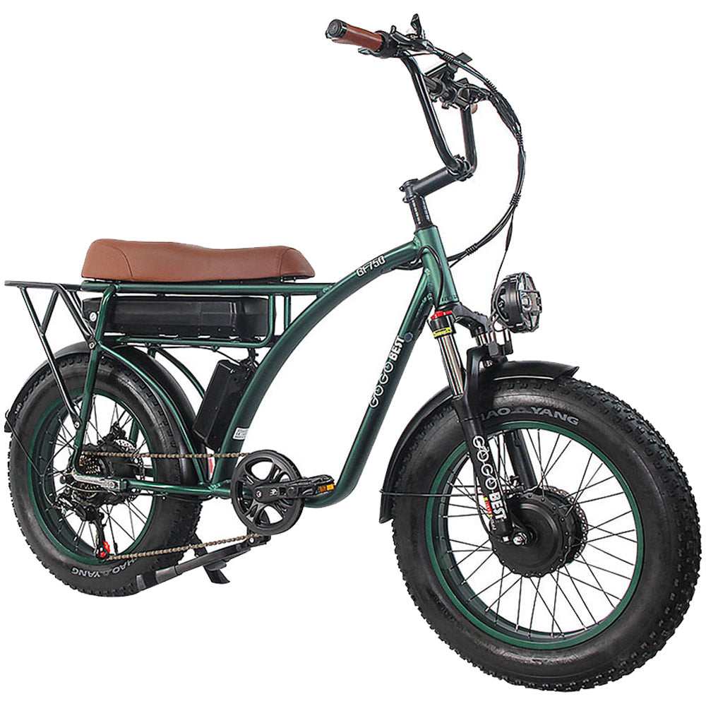 GGOBEST GF750 Electric City 2000W Dual Motor Retro Bicycle