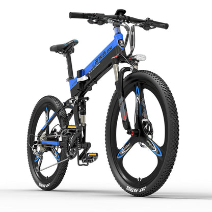 LANKELEISI XT750 Bicicletta Elettrica da Montagna Versione Sport