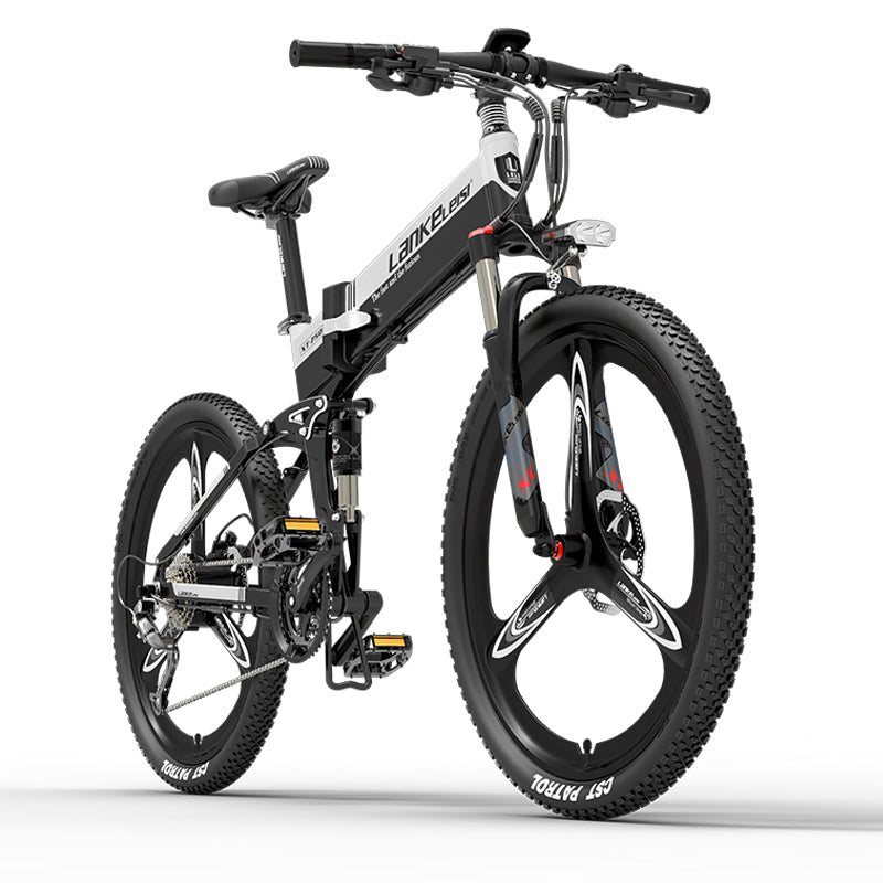 LANKELEISI XT750 Bicicletta Elettrica da Montagna Versione Sport