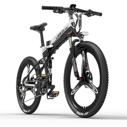 LANKELEISI XT750 Bicicletta Elettrica da Montagna Versione Sport