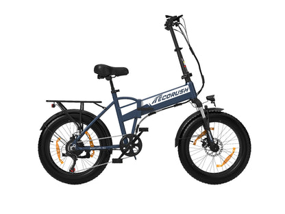 ECORUSH ER10S Bicicletta Elettrica Fuoristrada – Pneumatici 20×4.0", Sospensione, Cambio Shimano 7 Velocità