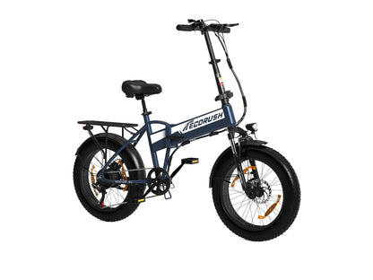 ECORUSH ER10S Bicicletta Elettrica Fuoristrada – Pneumatici 20×4.0", Sospensione, Cambio Shimano 7 Velocità