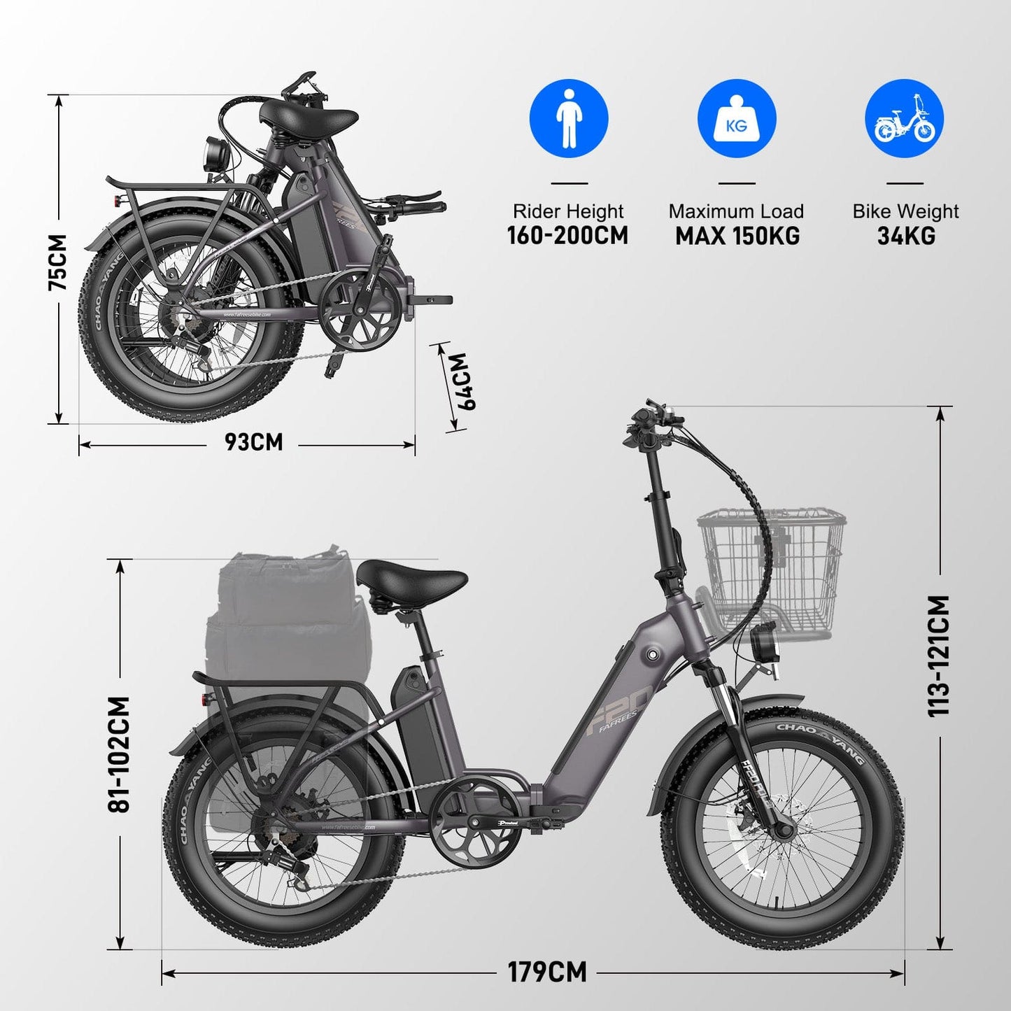 FAFREES FF20 Polar 500W Bicicletta Elettrica