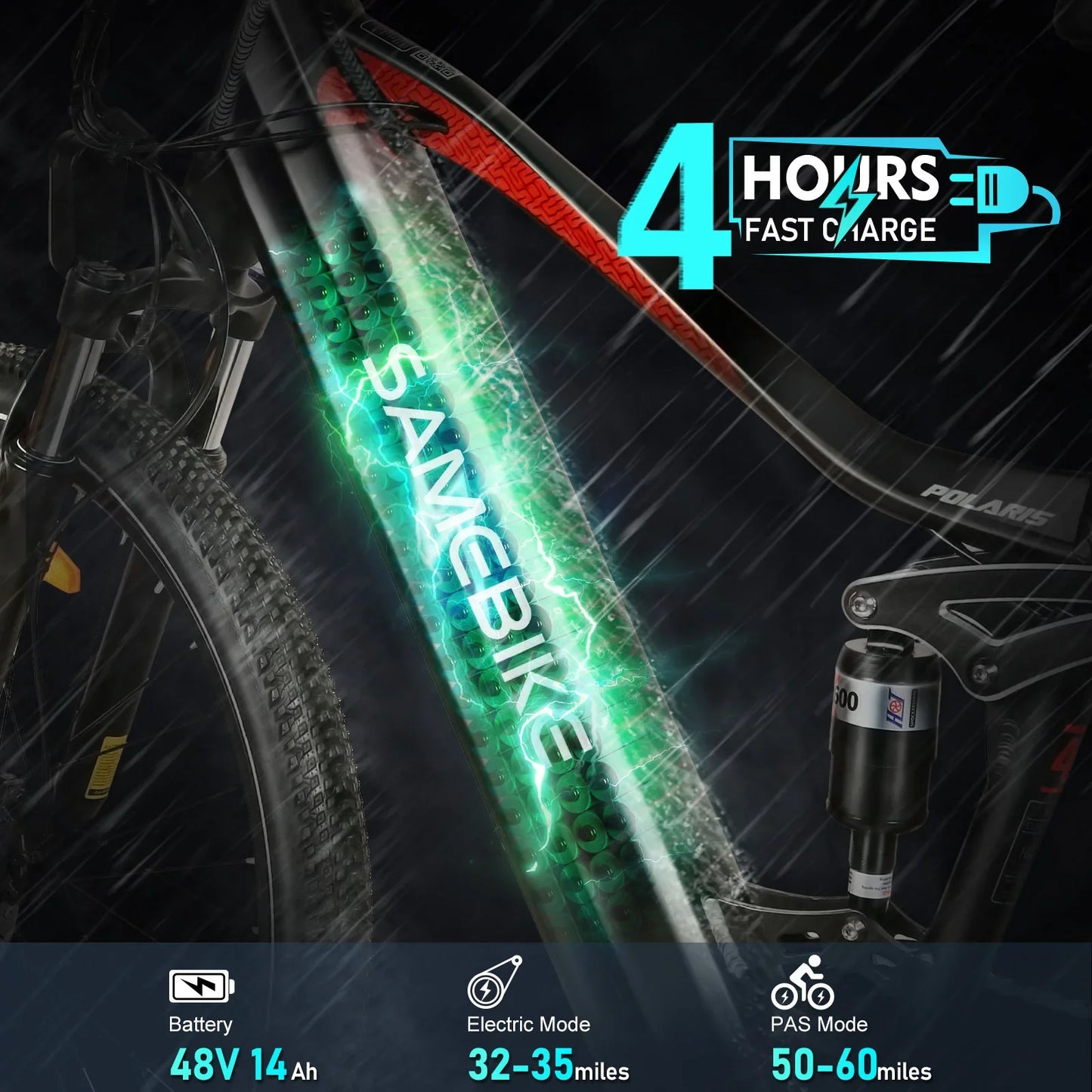 SAMEBIKE XD26-II Bicicletta Elettrica Fuoristrada da 750W