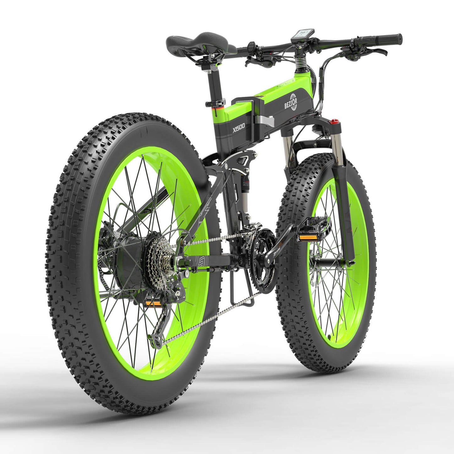 Bezior X1500 1500W bicicletta elettrica pieghevole da montagna 100km