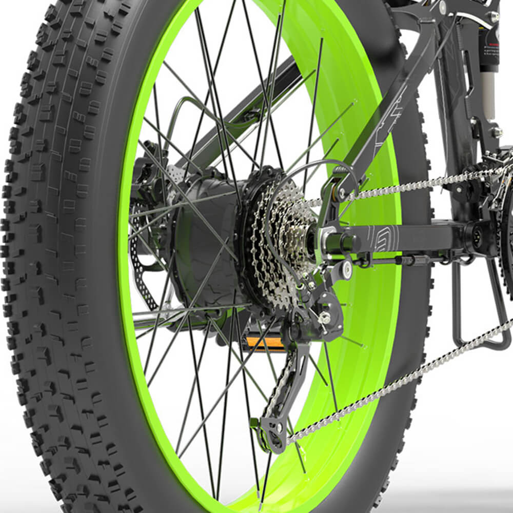 Bezior X1500 1500W bicicletta elettrica pieghevole da montagna 100km