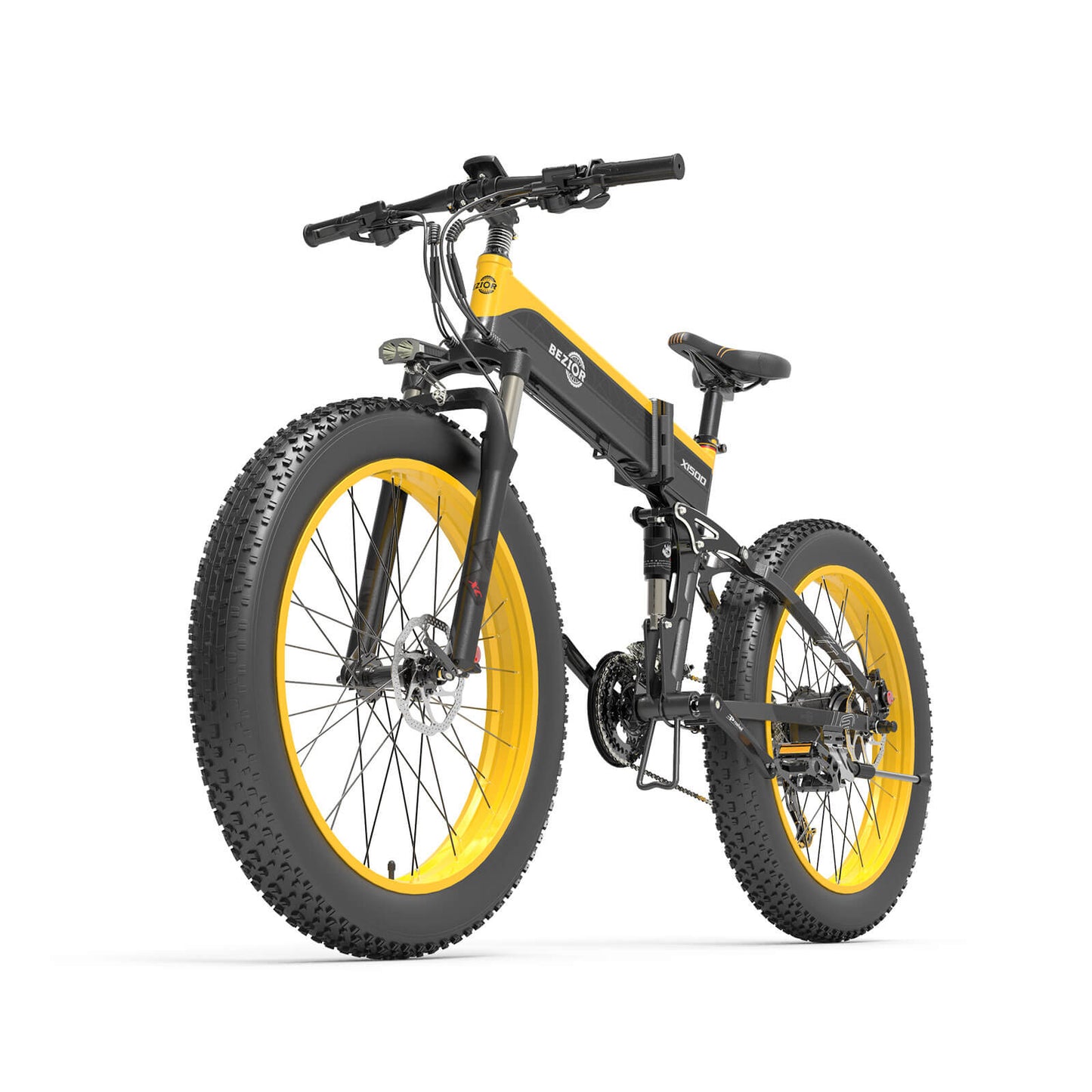 Bezior X1500 1500W bicicletta elettrica pieghevole da montagna 100km