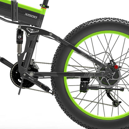 Bezior X1500 1500W bicicletta elettrica pieghevole da montagna 100km