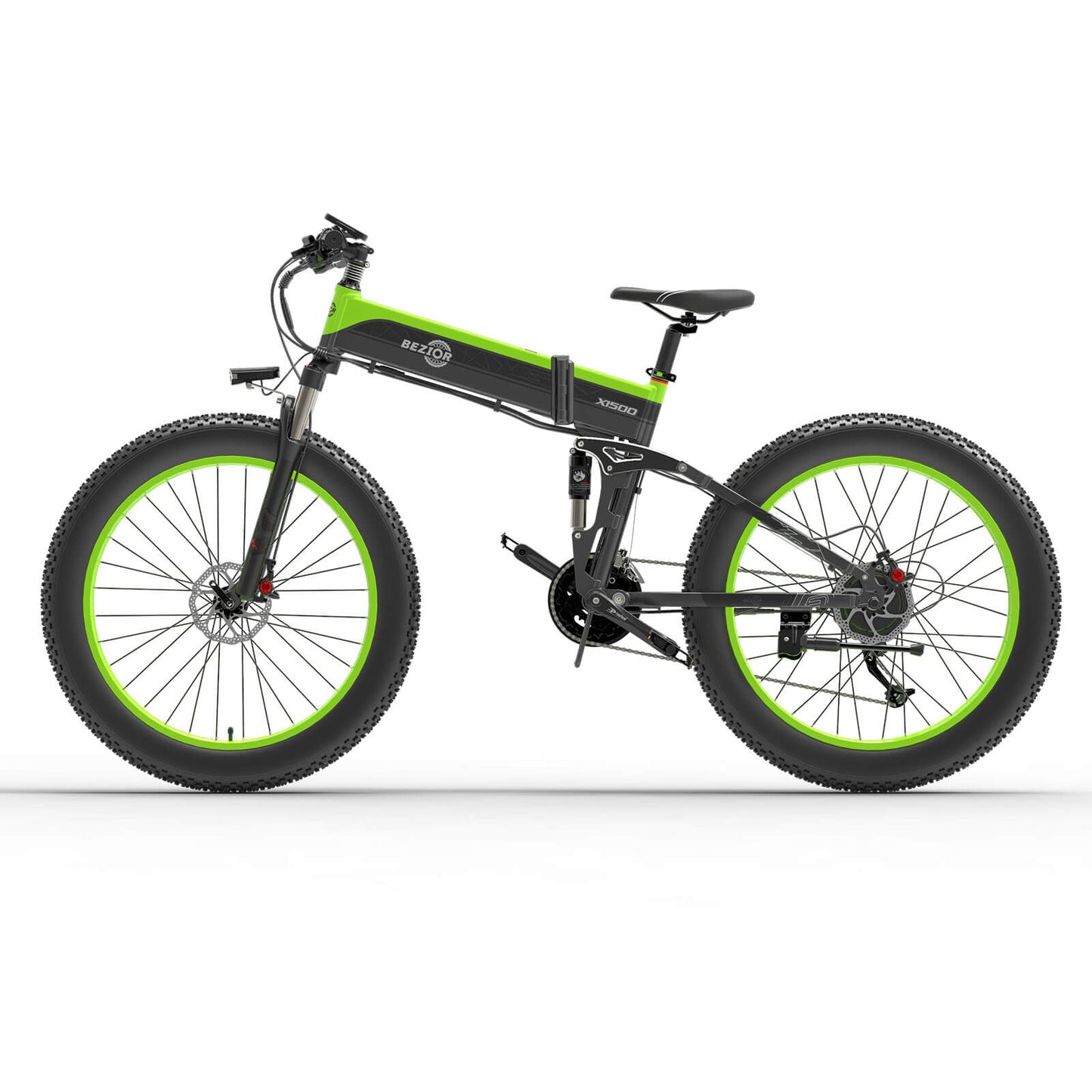 Bezior X1500 1500W bicicletta elettrica pieghevole da montagna 100km