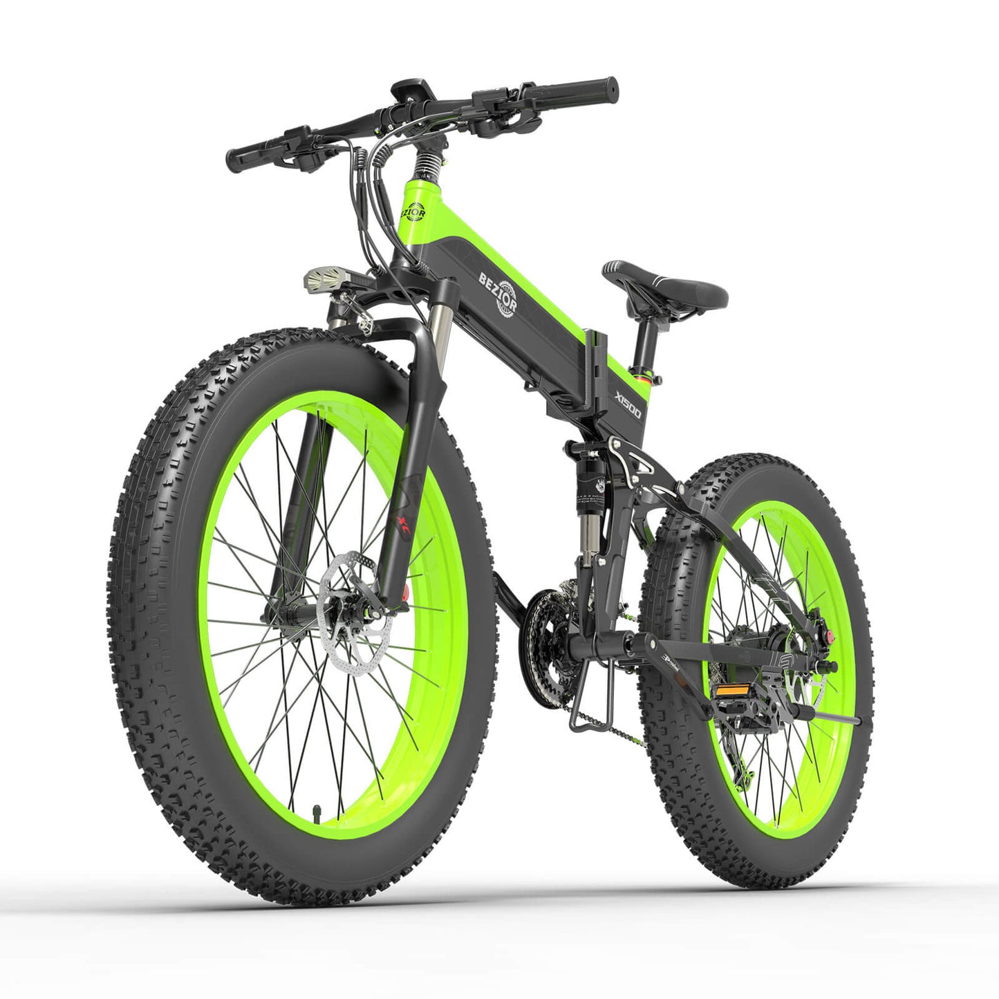 Bezior X1500 1500W bicicletta elettrica pieghevole da montagna 100km