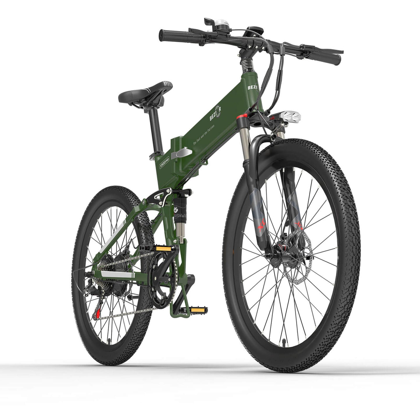Bezior X500 Pro - Bici Elettrica da Montagna Pieghevole 100km 25km/h