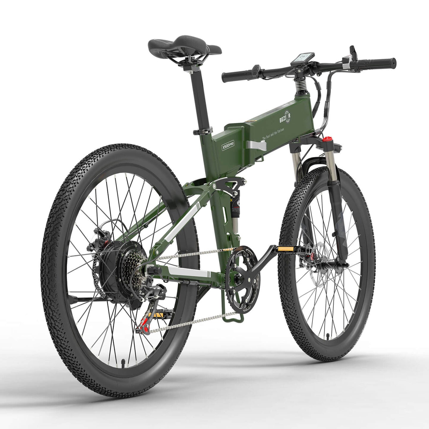 Bezior X500 Pro - Bici Elettrica da Montagna Pieghevole 100km 25km/h