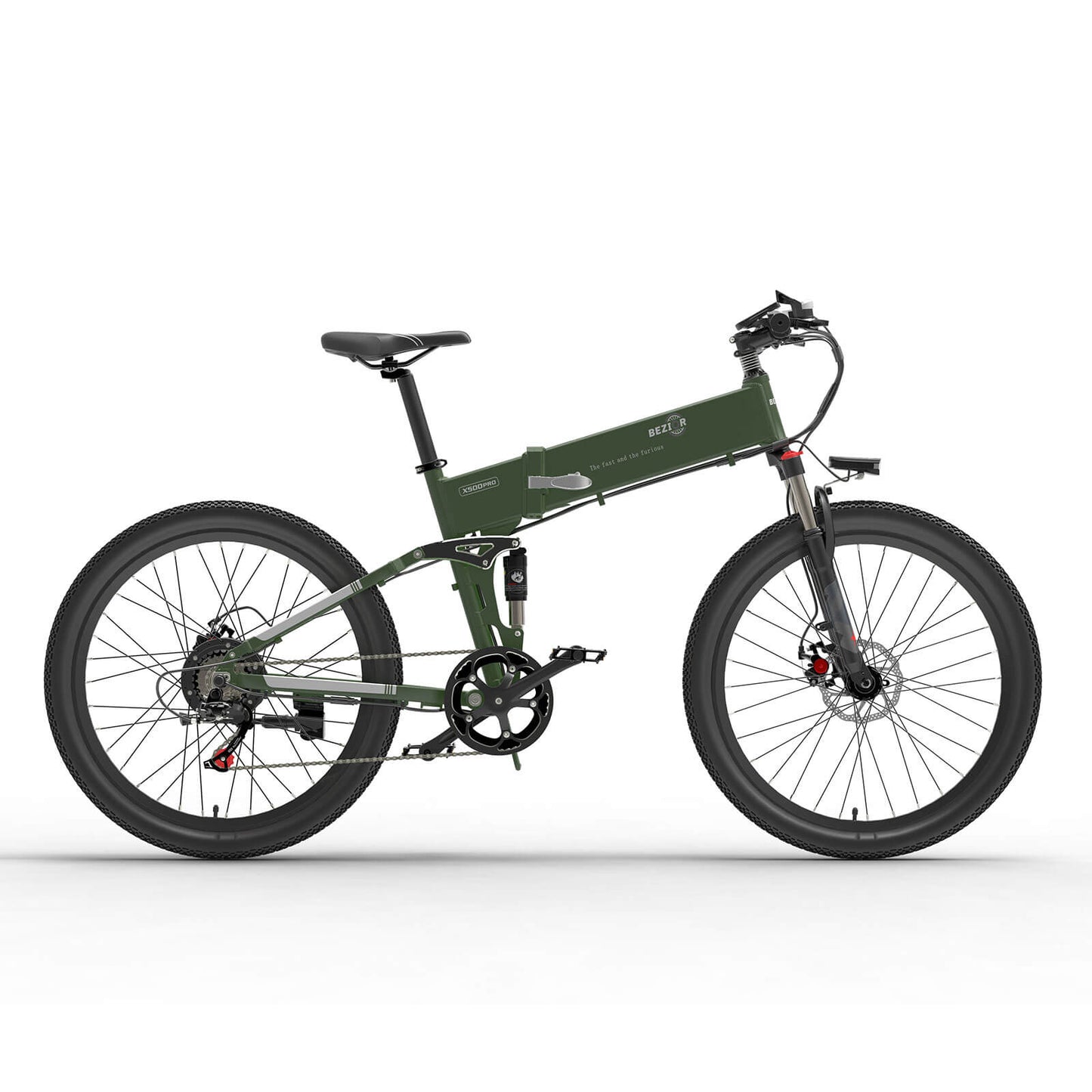 Bezior X500 Pro - Bici Elettrica da Montagna Pieghevole 100km 25km/h