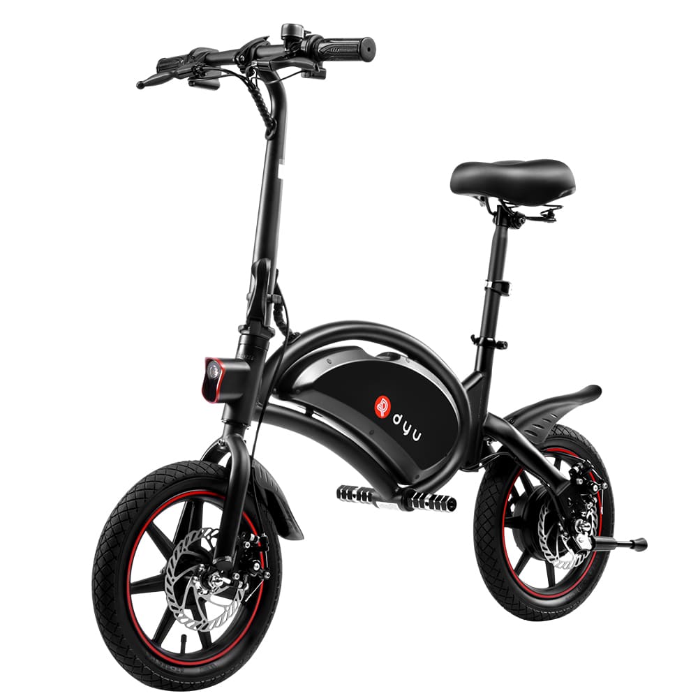 DYU D3F - Bicicletta Elettrica Pieghevole da 14 Pollici