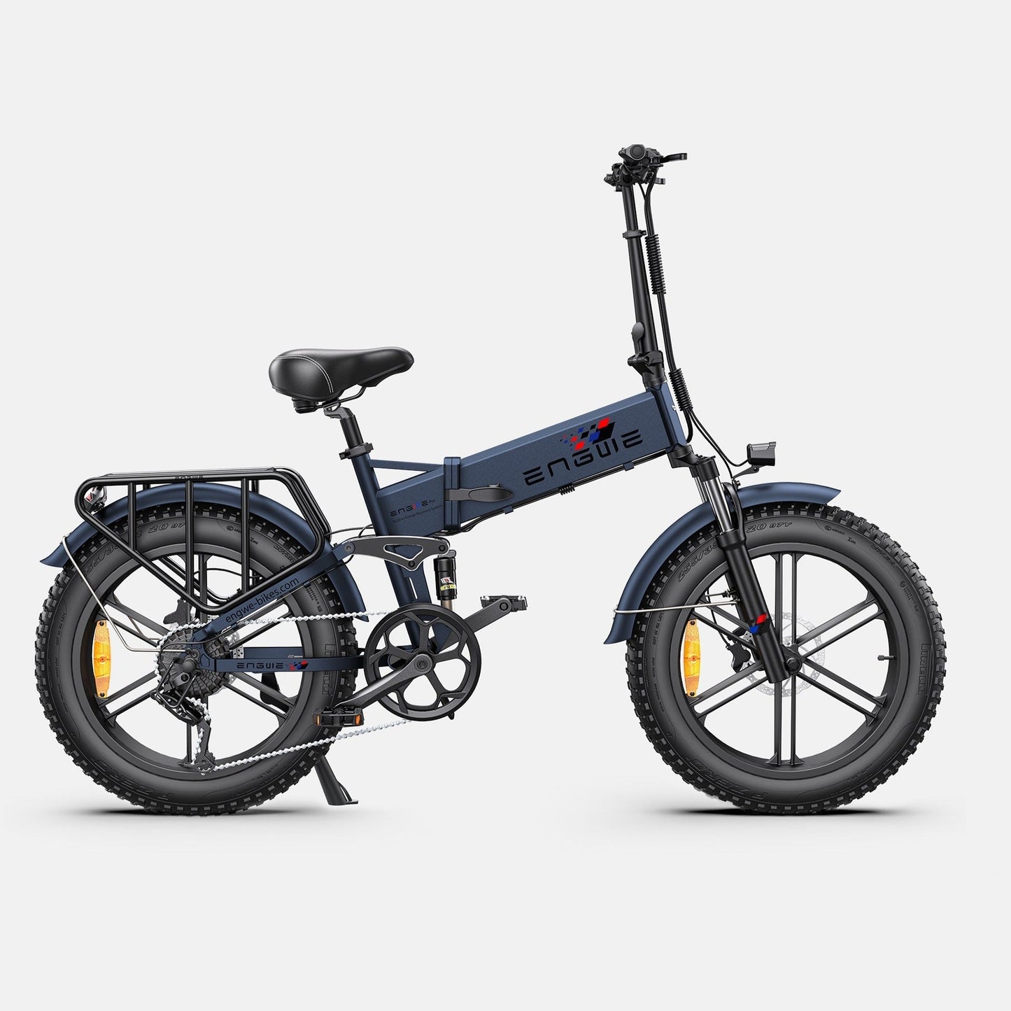 ENGWE EnginePro 2.0 Bicicletta Elettrica Pieghevole1000W con Pneumatici Fat, Autonomia 120km