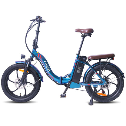 FAFREES F20 Pro Bicicletta Elettrica Pieghevole da Città 250W con Telaio Ribassato