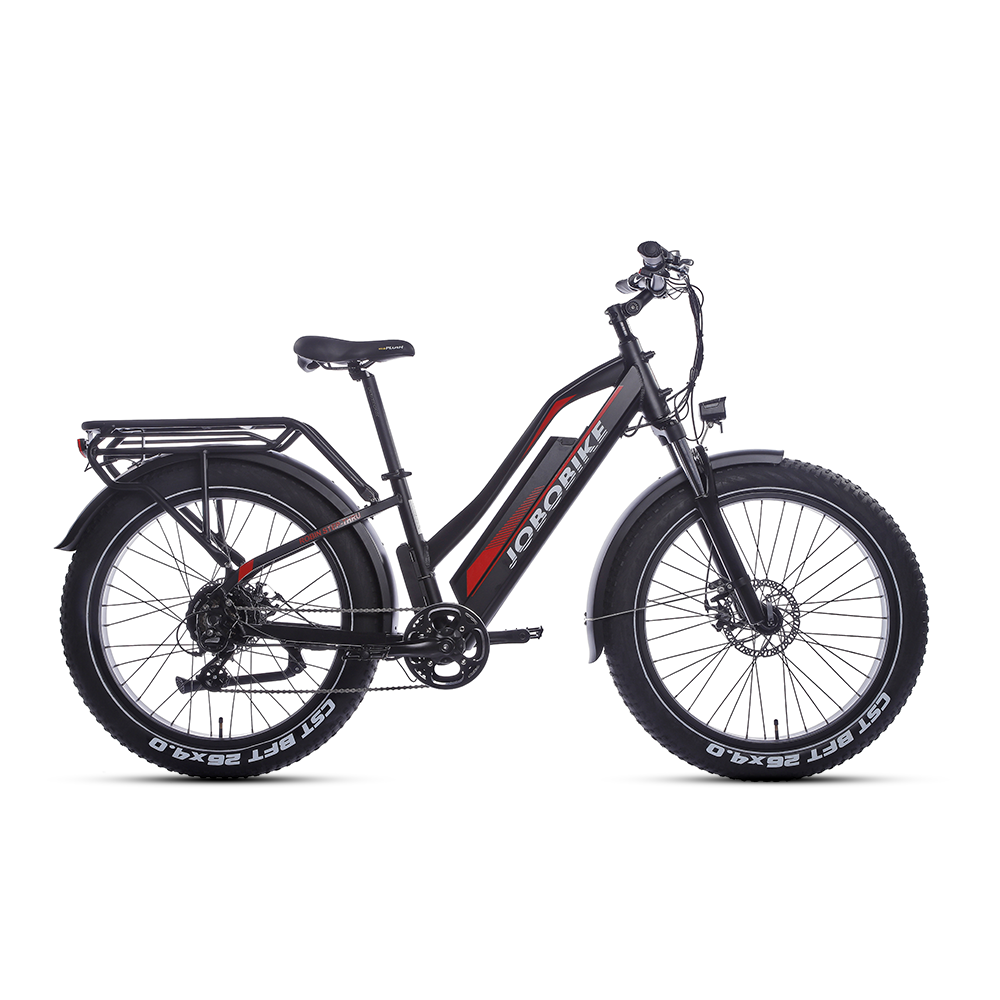 JOBOBIKE Robin Bicicletta Elettrica da Città con Motore al Mozzo e Telaio Ribassato