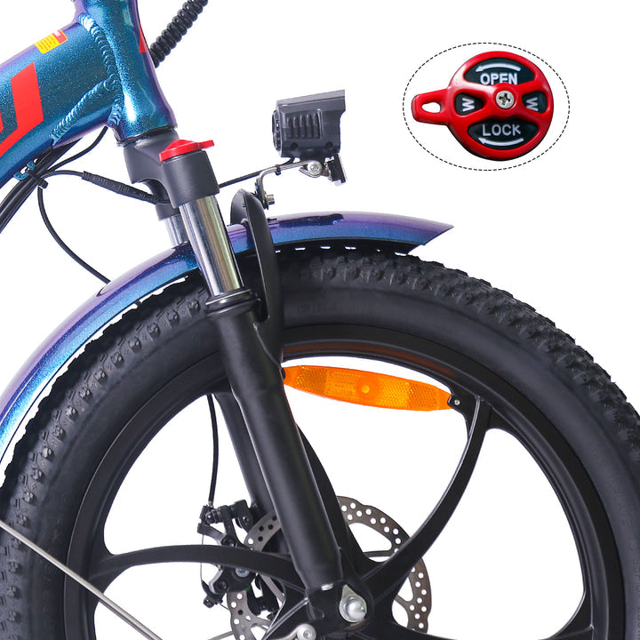 FAFREES F20 Pro Bicicletta Elettrica Pieghevole da Città 250W con Telaio Ribassato