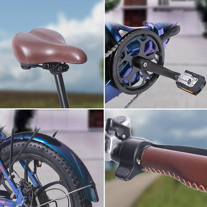 FAFREES F20 Pro Bicicletta Elettrica Pieghevole da Città 250W con Telaio Ribassato