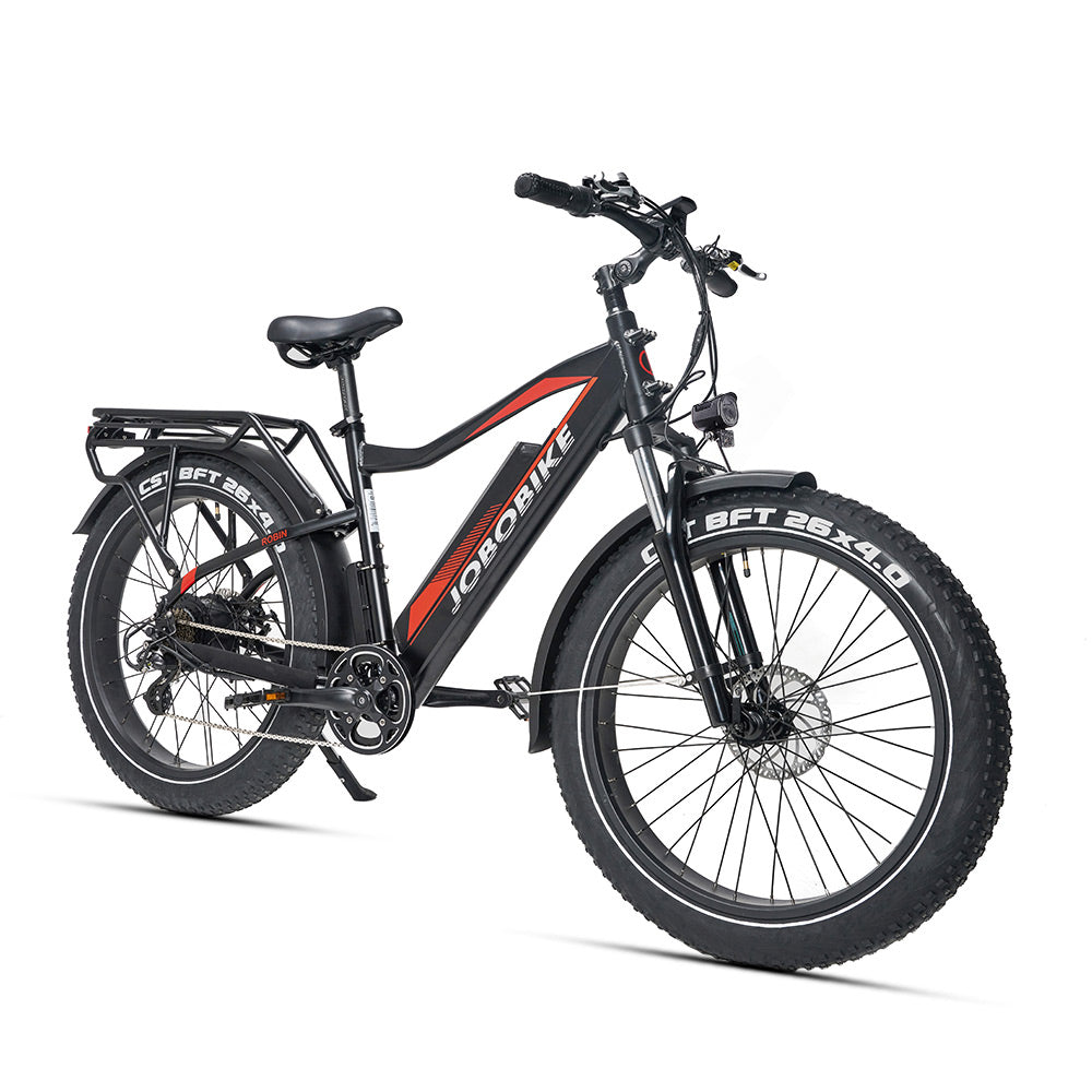 JOBOBIKE Robin Bicicletta Elettrica da Città con Motore al Mozzo e Telaio Ribassato