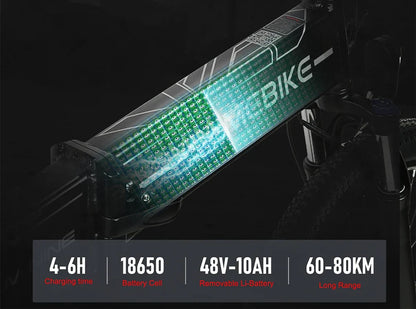 SAMEBIKE LO26-II 750W Bicicletta Elettrica Fuoristrada
