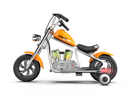 HYPER GOGO CRUISER 12 PRO EL-MB03C Motocicletta Elettrica per Bambini da 160W