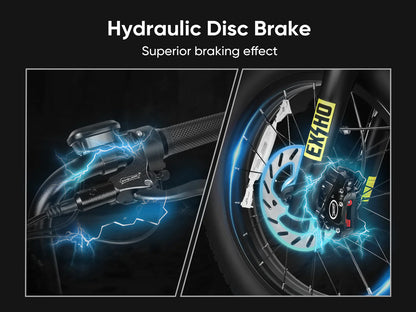 SAMEBIKE M20 Bicicletta Elettrica con Telaio Ultraleggero in Lega di Alluminio e Autonomia di 100 km