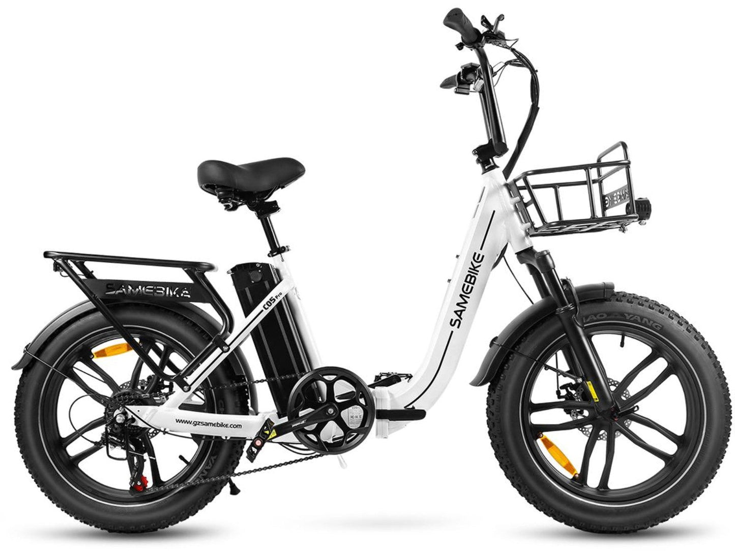 SAMEBIKE C05 Pro Bicicletta Elettrica Pieghevole con Pneumatici Grassi a Passo Basso