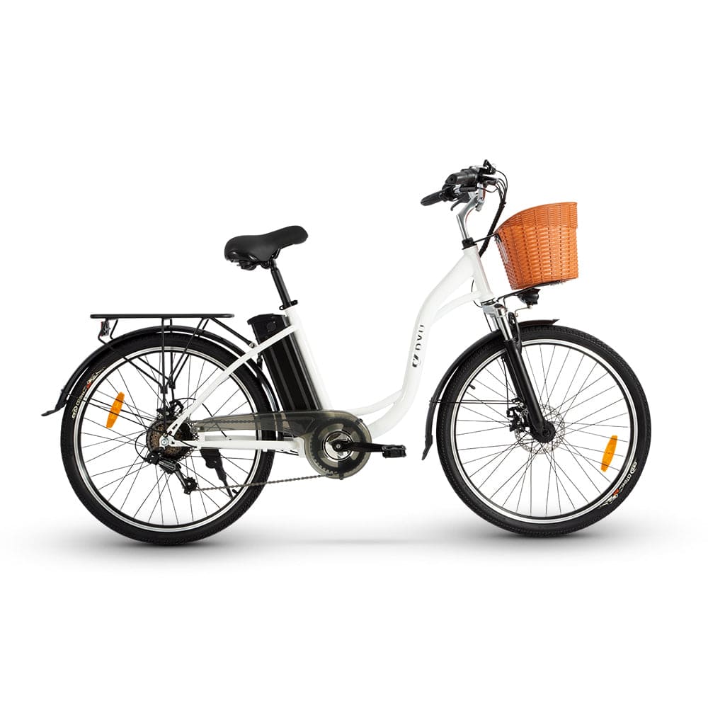 DYU C6 - Bicicletta Elettrica da Città, 26 pollici, 350W